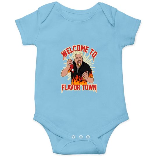 Guy Fieri Welcome to Flavortown Onesies