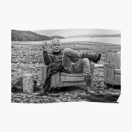 anthony bourdain Photography Premium Matte Vertical Poster