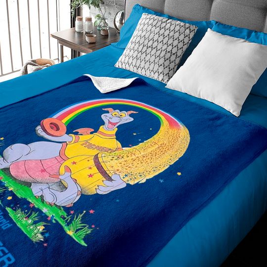 80's FIGMENT Disney's Epcot Center Vintage Retro | Unisex Softstyle Baby Blankets