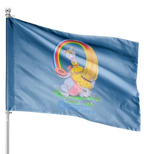 80's FIGMENT Disney's Epcot Center Vintage Retro | Unisex Softstyle House Flags