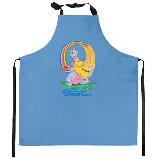 80's FIGMENT Disney's Epcot Center Vintage Retro | Unisex Softstyle Kitchen Aprons