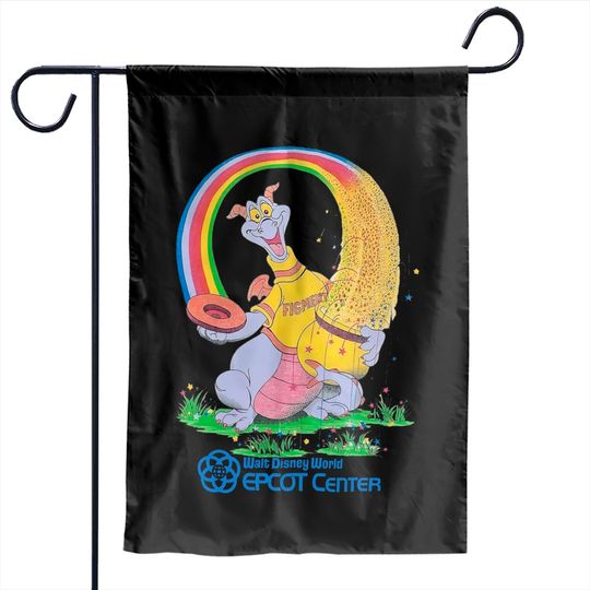 80's FIGMENT Disney's Epcot Center Vintage Retro | Unisex Softstyle Garden Flags