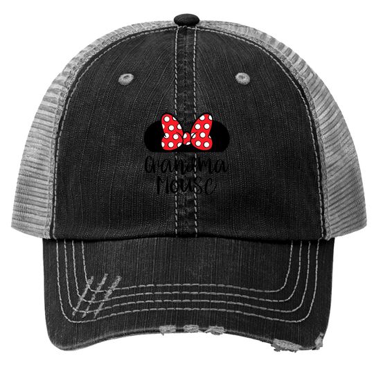 Grandma Minnie Mouse Trucker Hats - Disney Trip Trucker Hats - Cute Minnie Trucker Hats