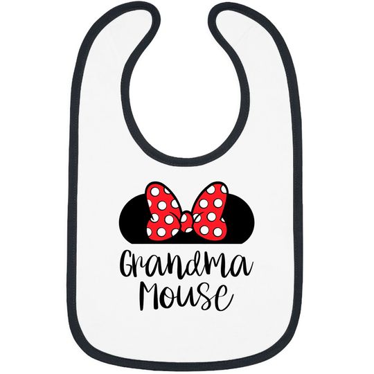 Grandma Minnie Mouse Bibs - Disney Trip Bibs - Cute Minnie Bibs