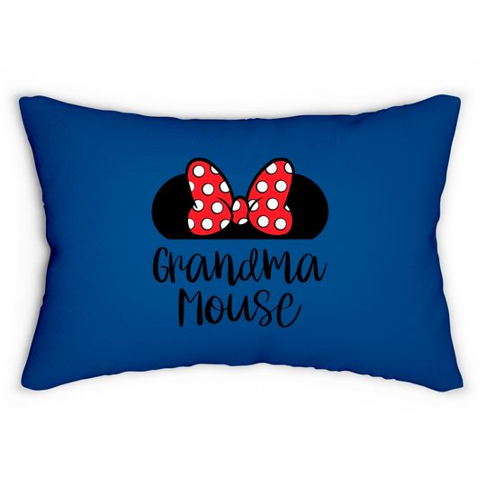 Grandma Minnie Mouse Lumbar Pillows - Disney Trip Lumbar Pillows - Cute Minnie Lumbar Pillows