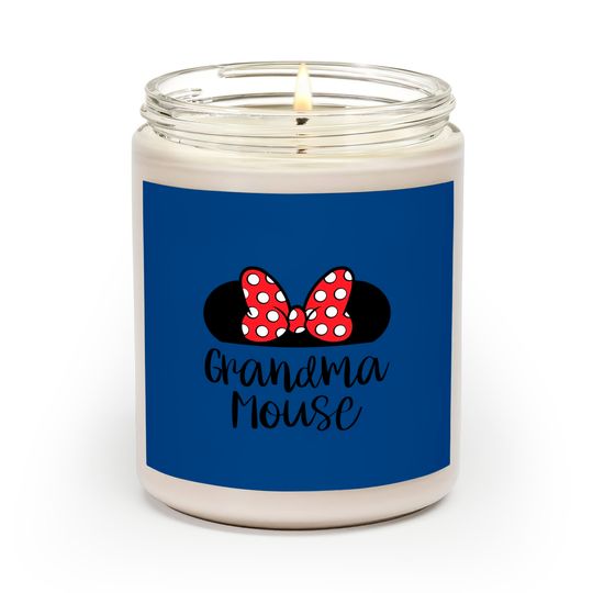 Grandma Minnie Mouse Scented Candles - Disney Trip Scented Candles - Cute Minnie Scented Candles