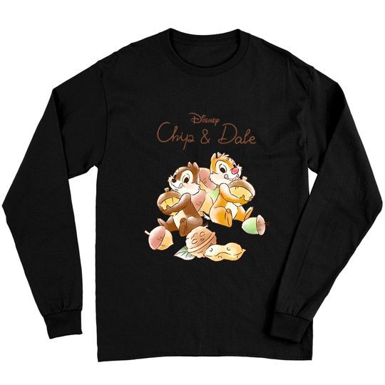Chip n Dale Long Sleeves, Long Sleeves, Long Sleeves, Disney Character Long Sleeves , Chip and Dale Characters