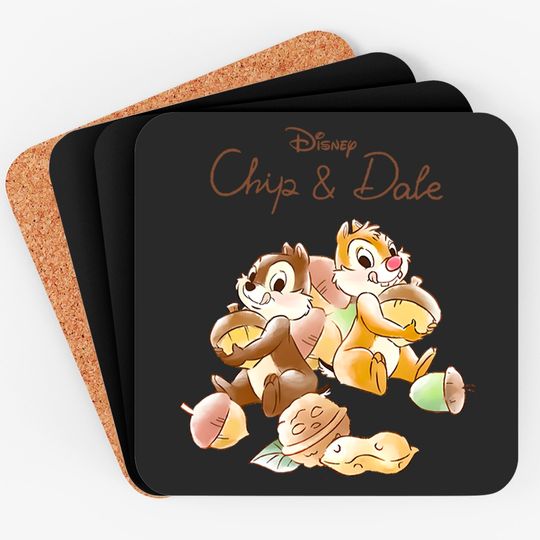 Chip n Dale Coasters, Coasters, Coasters, Disney Character Coasters , Chip and Dale Characters