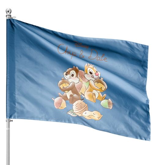 Chip n Dale House Flags, House Flags, House Flags, Disney Character House Flags , Chip and Dale Characters