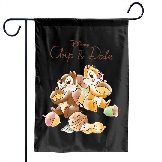 Chip n Dale Garden Flags, Garden Flags, Garden Flags, Disney Character Garden Flags , Chip and Dale Characters
