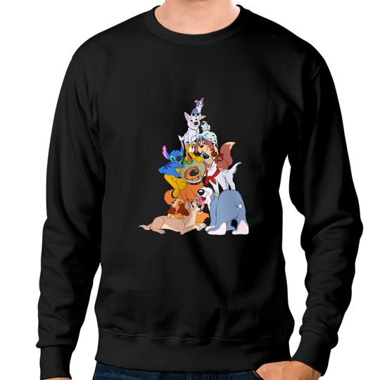 Disney Dogs Sweatshirts, Disney Pluto, Bolt Percy Dug Sweatshirts, Disney Dog Mom & Lovers