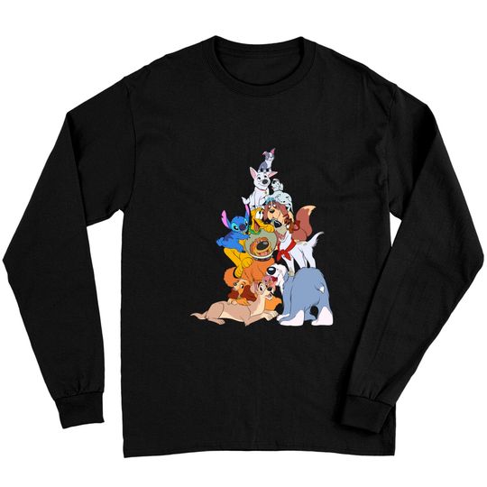 Disney Dogs Long Sleeves, Disney Pluto, Bolt Percy Dug Long Sleeves, Disney Dog Mom & Lovers