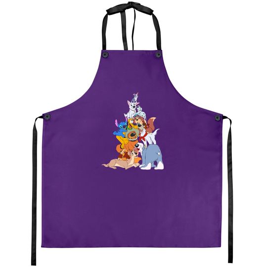 Disney Dogs Aprons, Disney Pluto, Bolt Percy Dug Aprons, Disney Dog Mom & Lovers