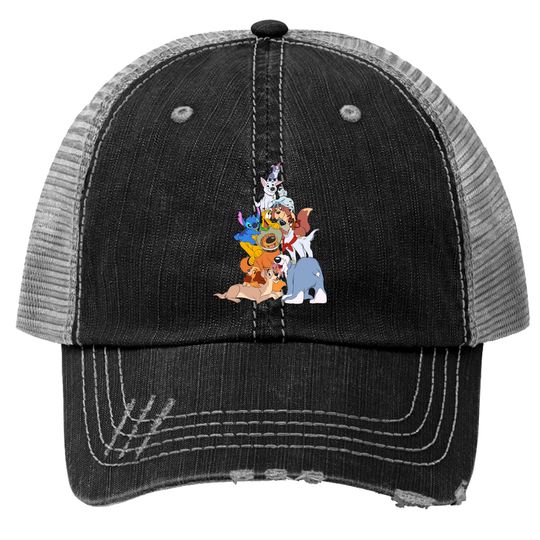 Disney Dogs Trucker Hats, Disney Pluto, Bolt Percy Dug Trucker Hats, Disney Dog Mom & Lovers
