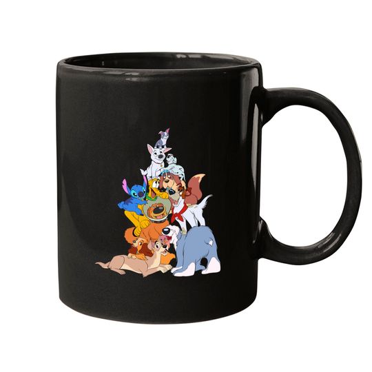 Disney Dogs Mugs, Disney Pluto, Bolt Percy Dug Mugs, Disney Dog Mom & Lovers