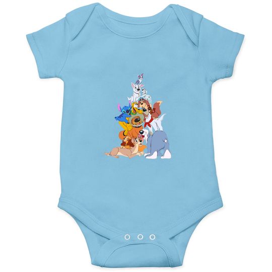 Disney Dogs Onesies, Disney Pluto, Bolt Percy Dug Onesies, Disney Dog Mom & Lovers