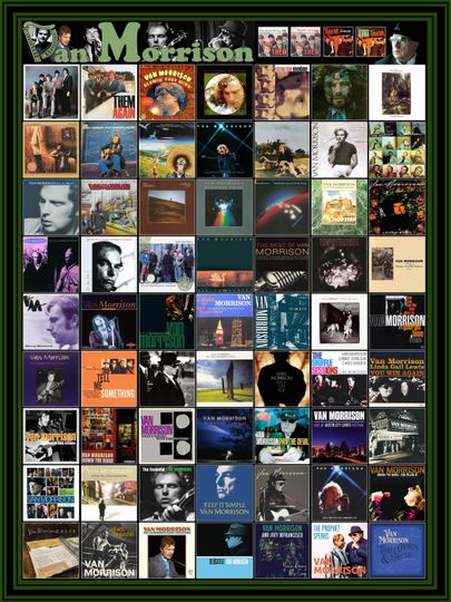 Van Morrison LP Cover Poster