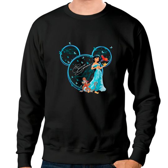 Princess Jasmine Sweatshirts, Disney Jasmine Sweatshirts, Disney Princess Mickey Head Sweatshirts, Disney Princess Sweatshirts