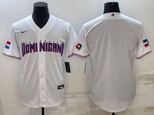 Dominican Republic World Baseball Jersey - Custom Name and Number