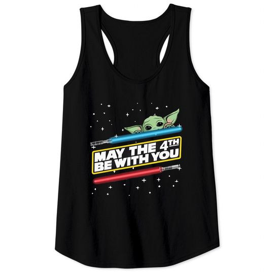 May The 4th Be With You Tank Tops, Disney Star Wars Day Tank Tops