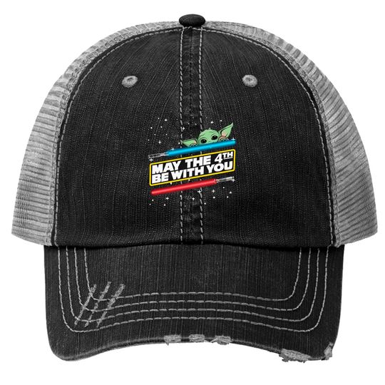 May The 4th Be With You Trucker Hats, Disney Star Wars Day Trucker Hats