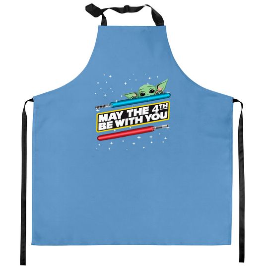 May The 4th Be With You Kitchen Aprons, Disney Star Wars Day Kitchen Aprons