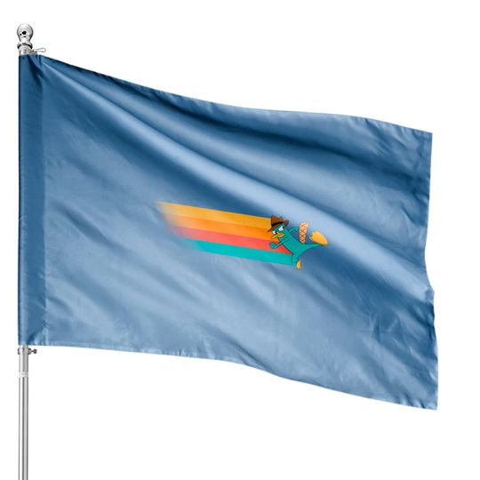 Disney Phineas and Ferb Perry the Platypus House Flags
