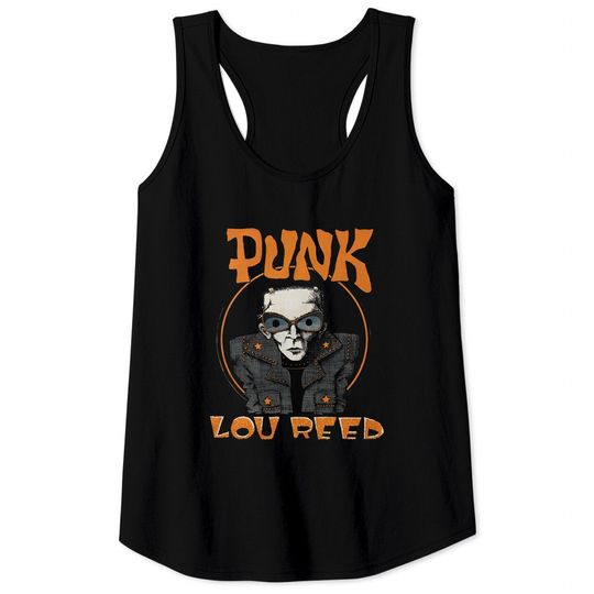 Lou Reed Tank Tops, Punk Lou Reed Retro Tank Tops, Velvet Underground Unisex Vintage Tank Tops