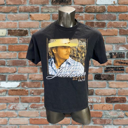 Discover Vintage Allan Jackson Drive Tour Tee Shirt