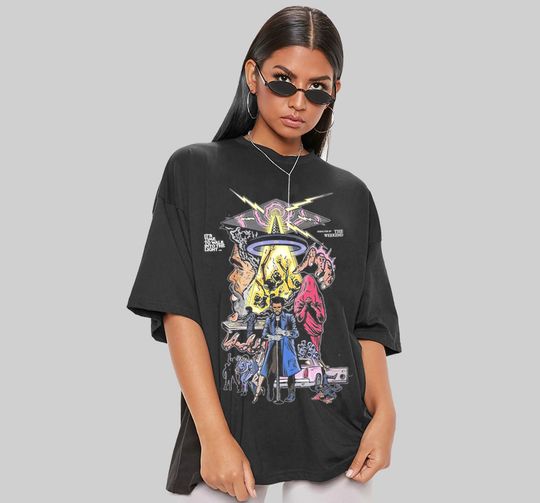 Weeknd Shirt, Vintage Retro 90s Shirt, After Hours Til Dawn Tour Merch