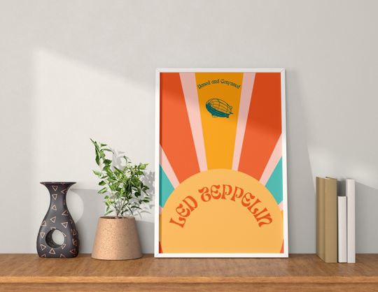 LE.D ZE.PP.ELIN Digital Poster - Dazed and Confused