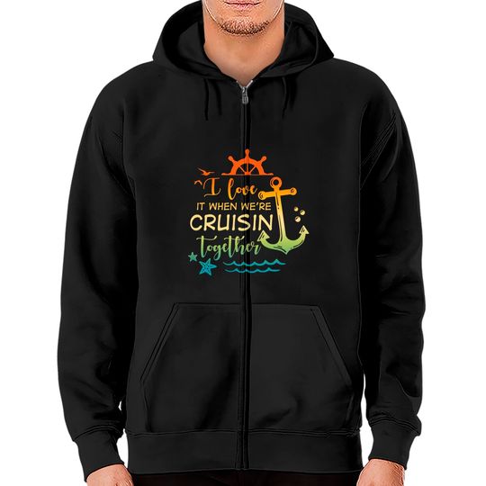 Cruise Squad Zip Hoodies, Matching Cruise Zip Hoodies