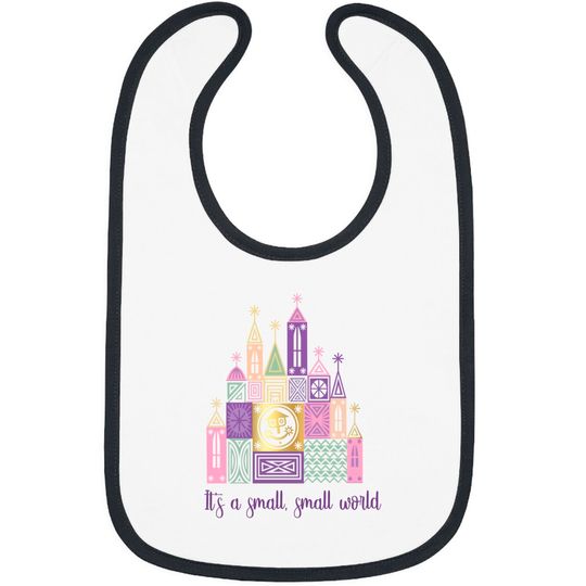 small world Bibs, its a small world Bibs, pastel disney Bibs