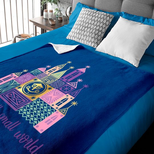 small world Baby Blankets, its a small world Baby Blankets, pastel disney Baby Blankets