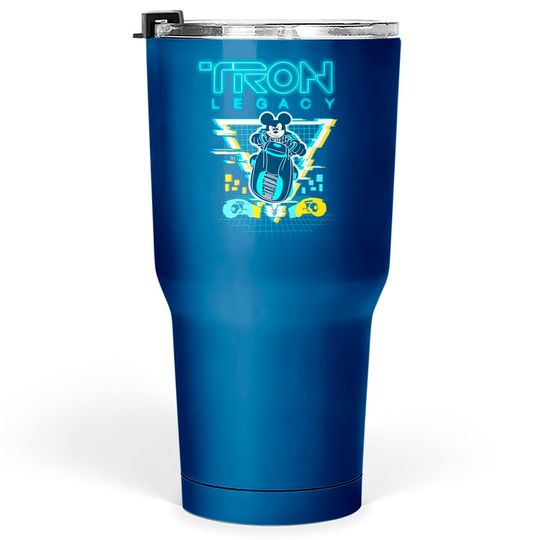 Disney Tron Enter the Grid Tumblers 30 oz, Mickey Tron Bike Tumblers 30 oz, Disneyland Tron Lightcycle Run Ride