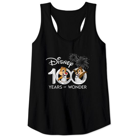 Chip and Dale Tank Tops, Disney 100 Years of Wonder Tank Tops, Disney Vacation Tank Tops