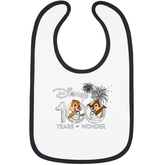 Chip and Dale Bibs, Disney 100 Years of Wonder Bibs, Disney Vacation Bibs