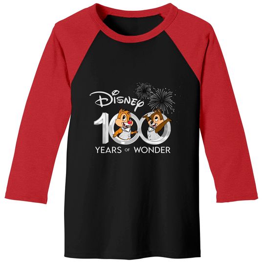 Chip and Dale Baseball Tees, Disney 100 Years of Wonder Baseball Tees, Disney Vacation Baseball Tees