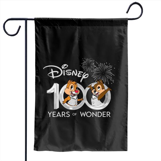 Chip and Dale Garden Flags, Disney 100 Years of Wonder Garden Flags, Disney Vacation Garden Flags