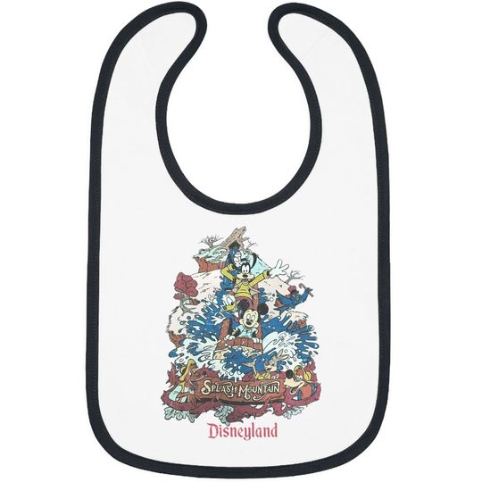 Retro Disneyland Splash Mountain Bibs