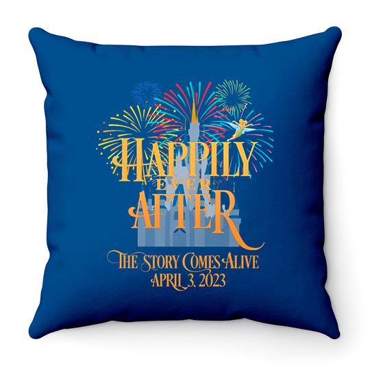 Happily Ever After Throw Pillows, Disney Happily Ever After, Happily Ever After Fireworks