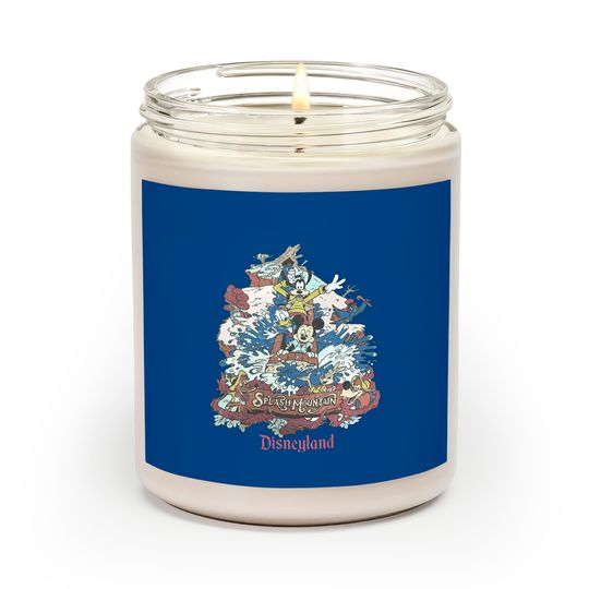 Retro Disneyland Splash Mountain Scented Candles