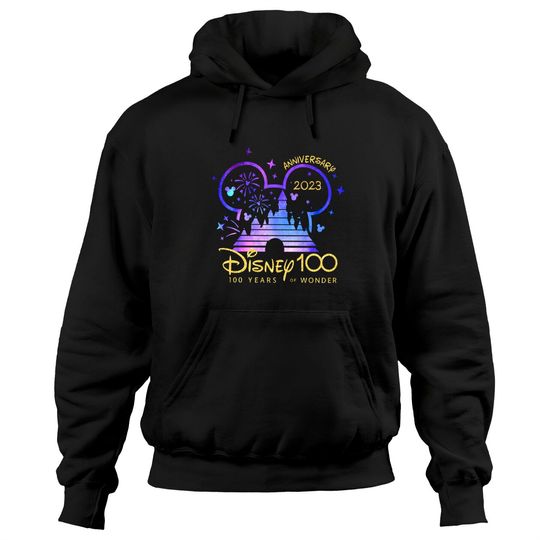 Disney 100th Anniversary Hoodies, Disney 100 Year of Wonder Anniversary Hoodies