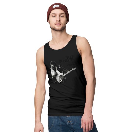 Bruce Springsteen Performing Tank Tops | Bruce Springsteen 2023 Tour Tank Tops | E Street Band Tank Tops | Bruce Springsteen Unisex Adult Tank Tops