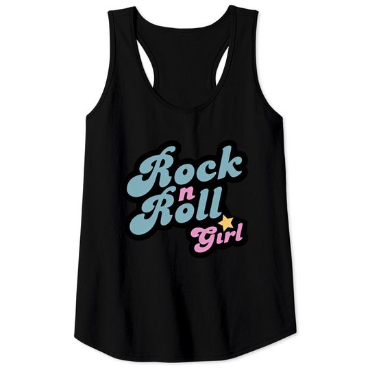 Darla Finding Nemo Rock And Roll Tank Tops, Heavy Metal Girl Tank Tops