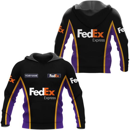 Fedex express custom name Hoodie 3d for Delivery Driver