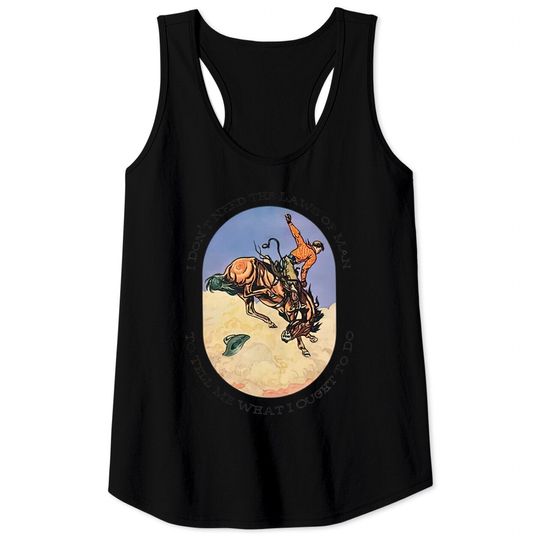 Triune God Tyler Childers Tank Tops, I Don't Need The Laws Of Man Tank Tops