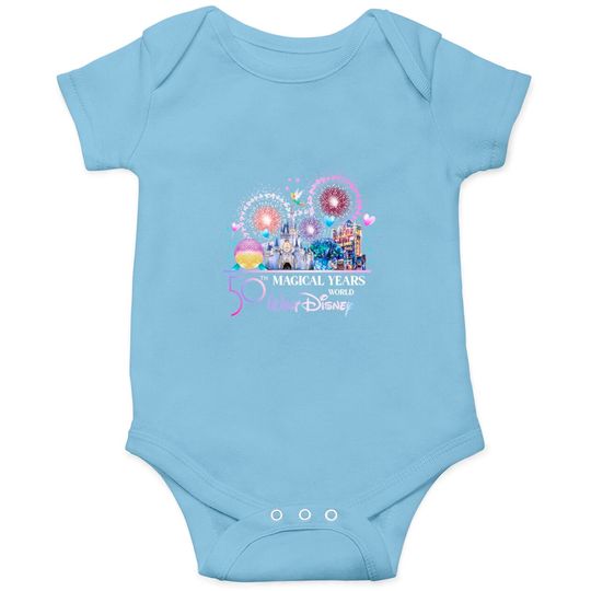 Mickey Ears Disney World 50th Anniversary Onesies