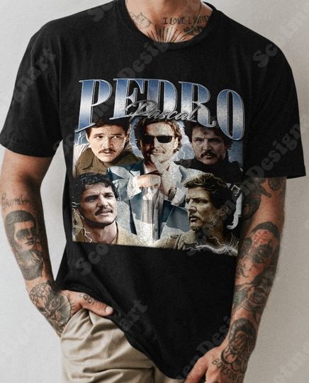 Pedro Pascal 90s Vintage Shirt, Pedro Pascal T-shirt