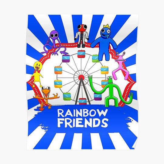 Rainbow Friends Odd World Premium Matte Vertical Poster